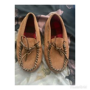 Boy moccasins slippers (house shoes)